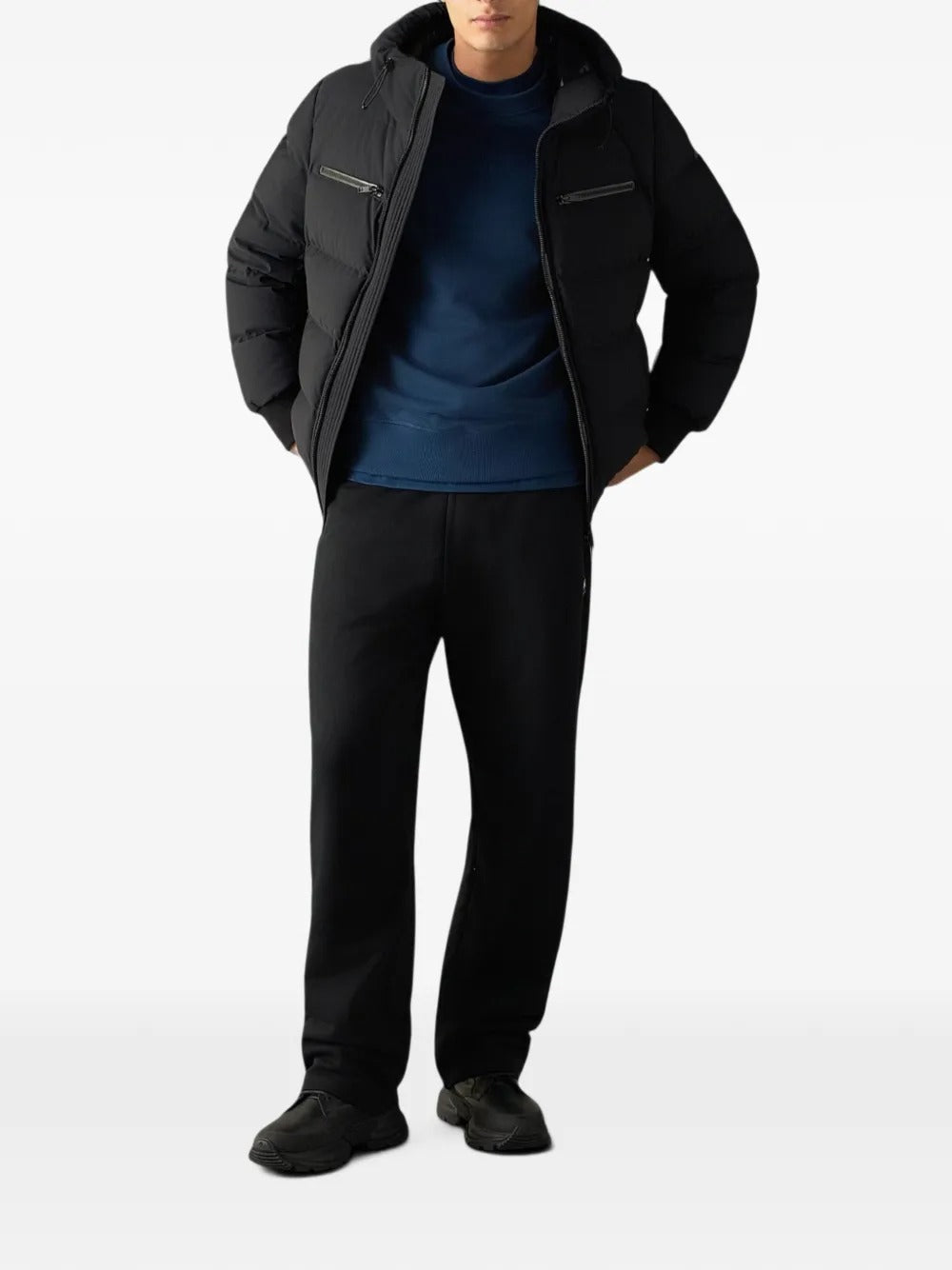 Quilted hooded jacket-MOOSE KNUCKLES-Verso