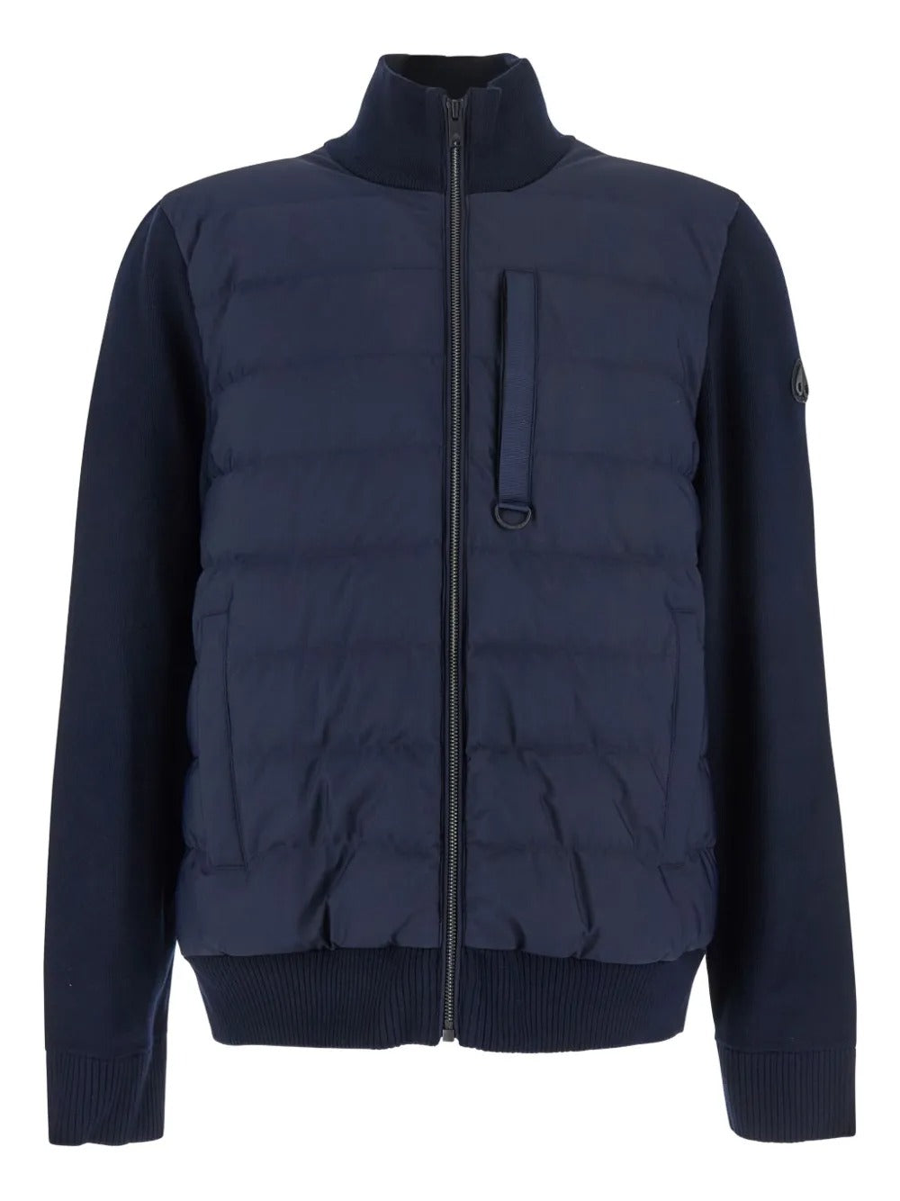 Quilted Knitted-sleeves Padded Jacket-MOOSE KNUCKLES-Verso