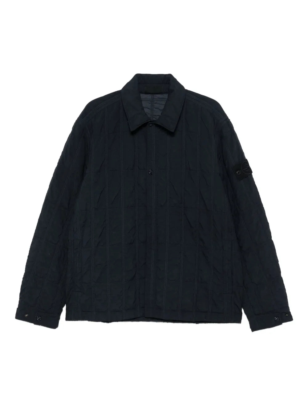 Quilted panelled jacket-STONE ISLAND-Verso