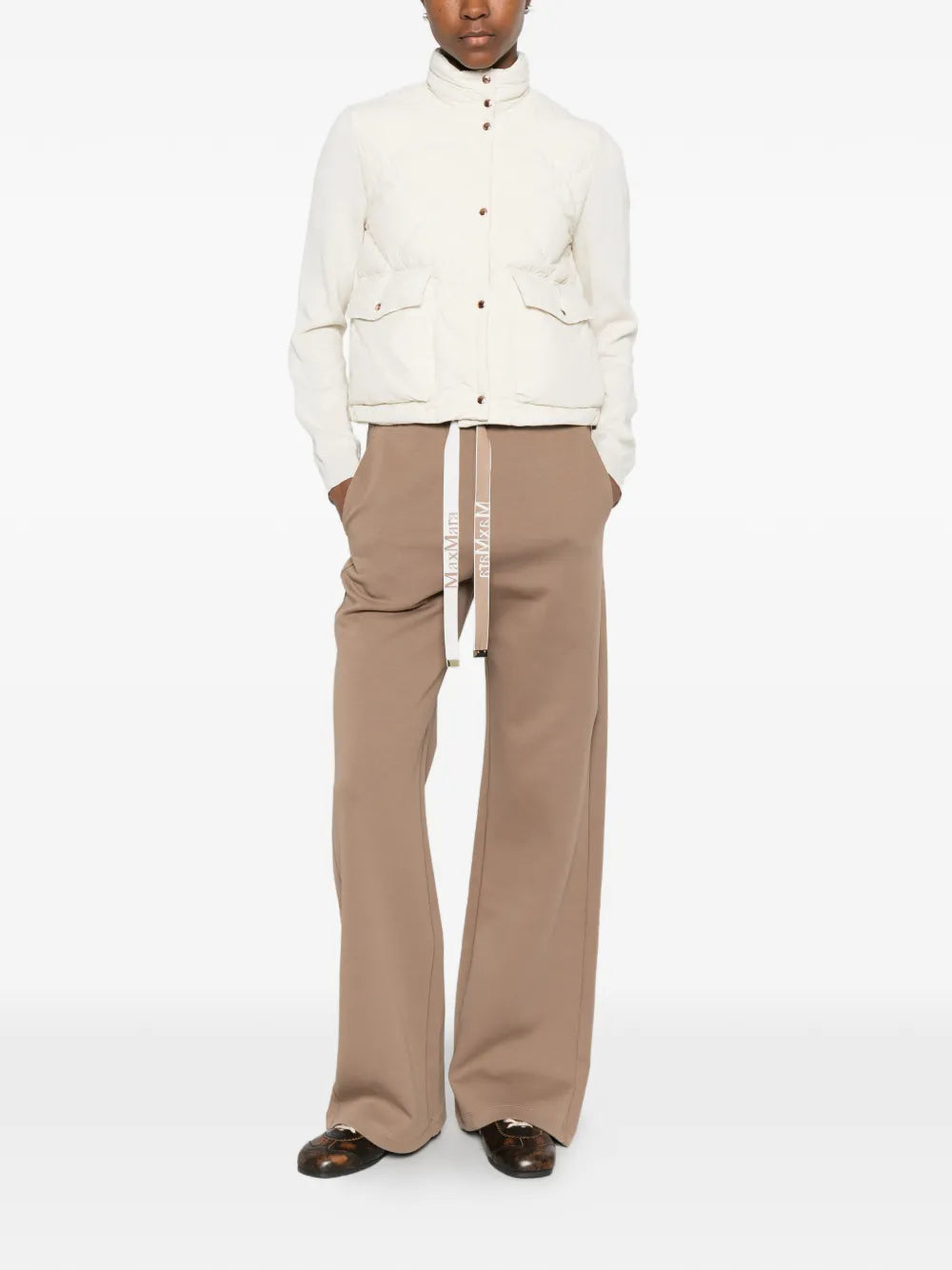 Quilted pocketed jacket-MONCLER-Verso