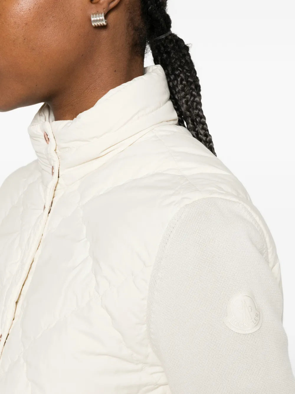 Quilted pocketed jacket-MONCLER-Verso