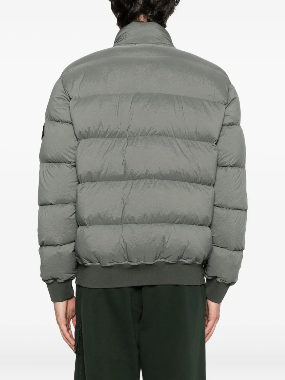 Quilted zip-front jacket-STONE ISLAND-Verso