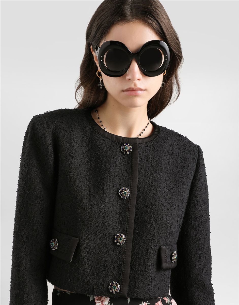 Rachel Basketweave Jacket-DOLCE&GABBANA-Verso