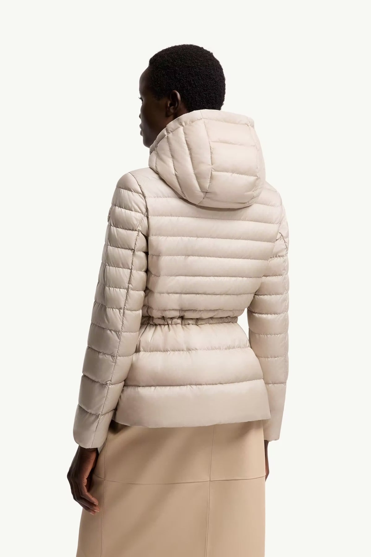 Raies Hooded Short Down Jacket-MONCLER-Verso