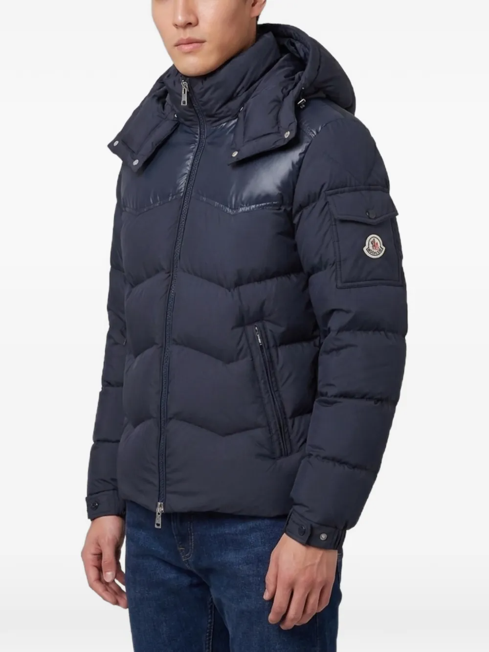Ravelis hooded down jacket-MONCLER-Verso