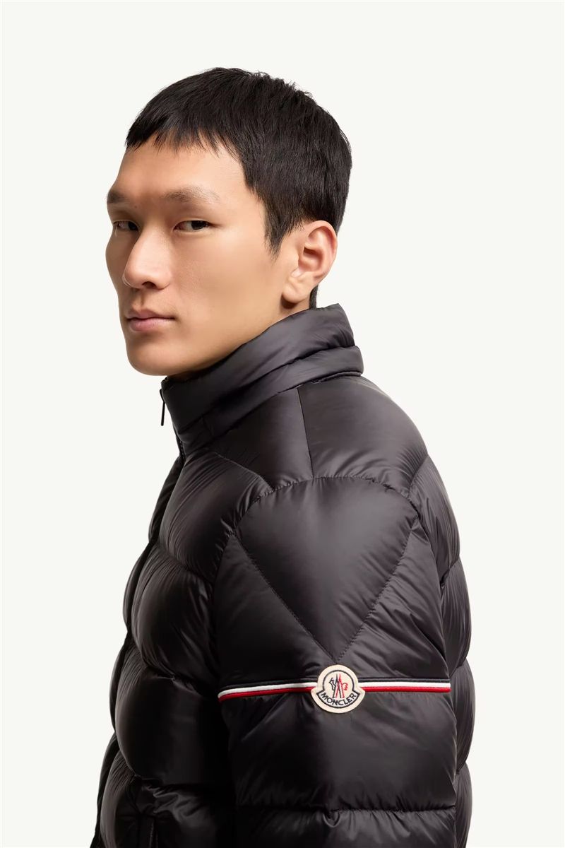 Ravenlock hooded short down jacket-MONCLER-Verso