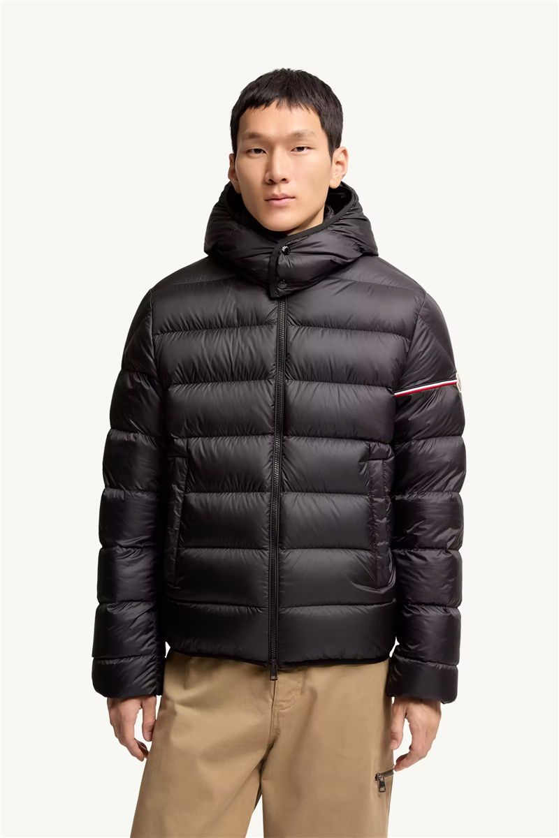 Ravenlock hooded short down jacket-MONCLER-Verso