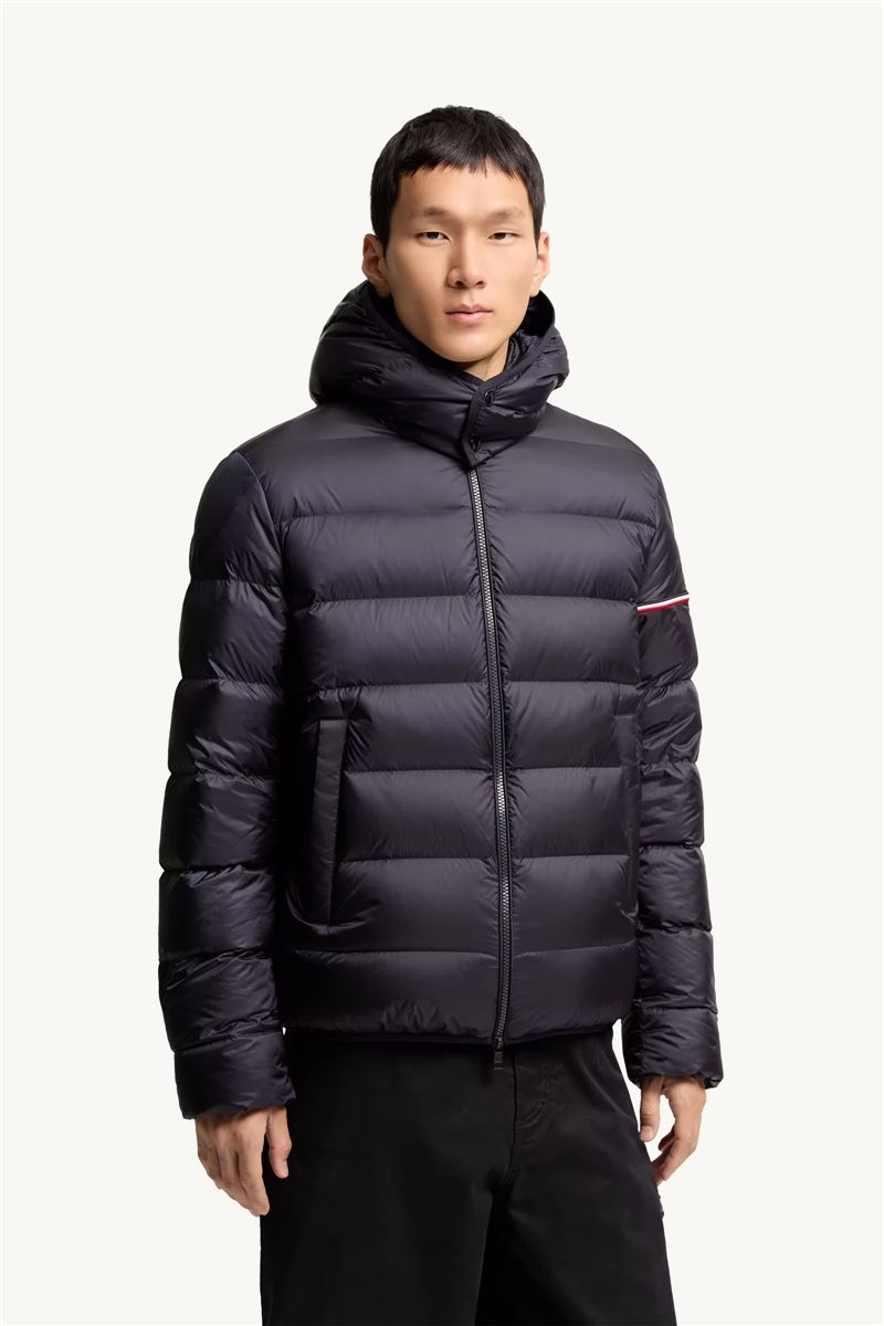 Ravenlock hooded short down jacket-MONCLER-Verso