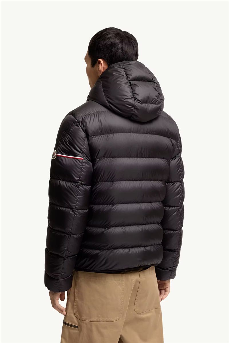 Ravenlock hooded short down jacket-MONCLER-Verso