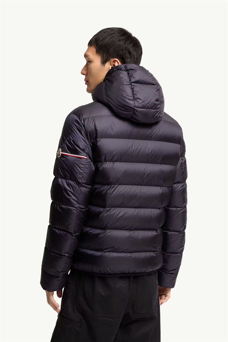 Ravenlock hooded short down jacket-MONCLER-Verso