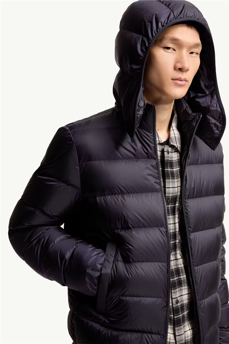 Ravenlock hooded short down jacket-MONCLER-Verso