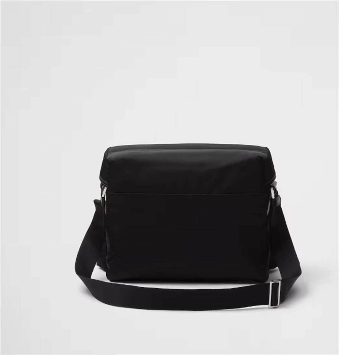 RE-NYLON AND LEATHER SHOULDER BAG - PRADA - Verso