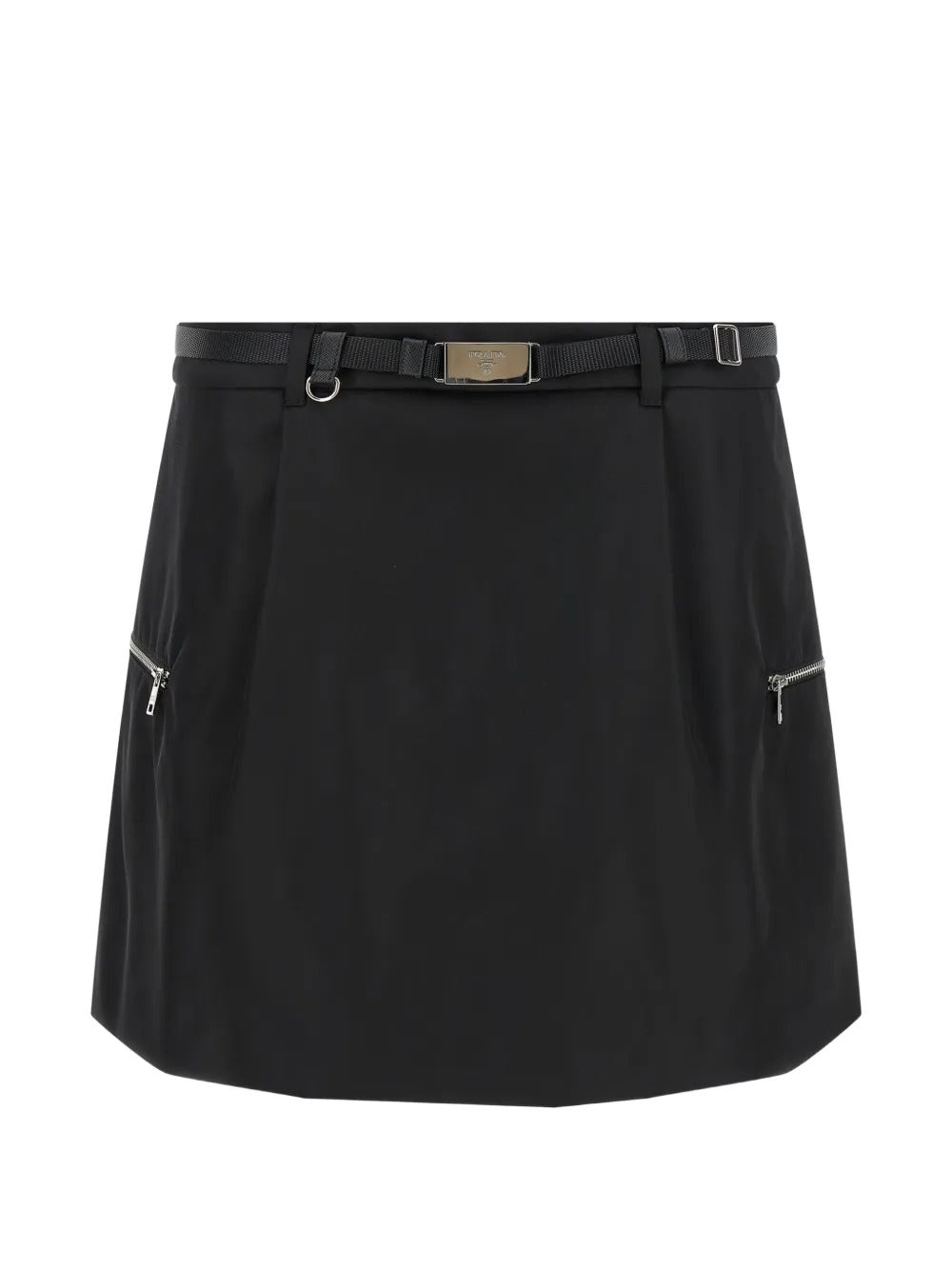 Re-nylon mini skirt-PRADA-Verso