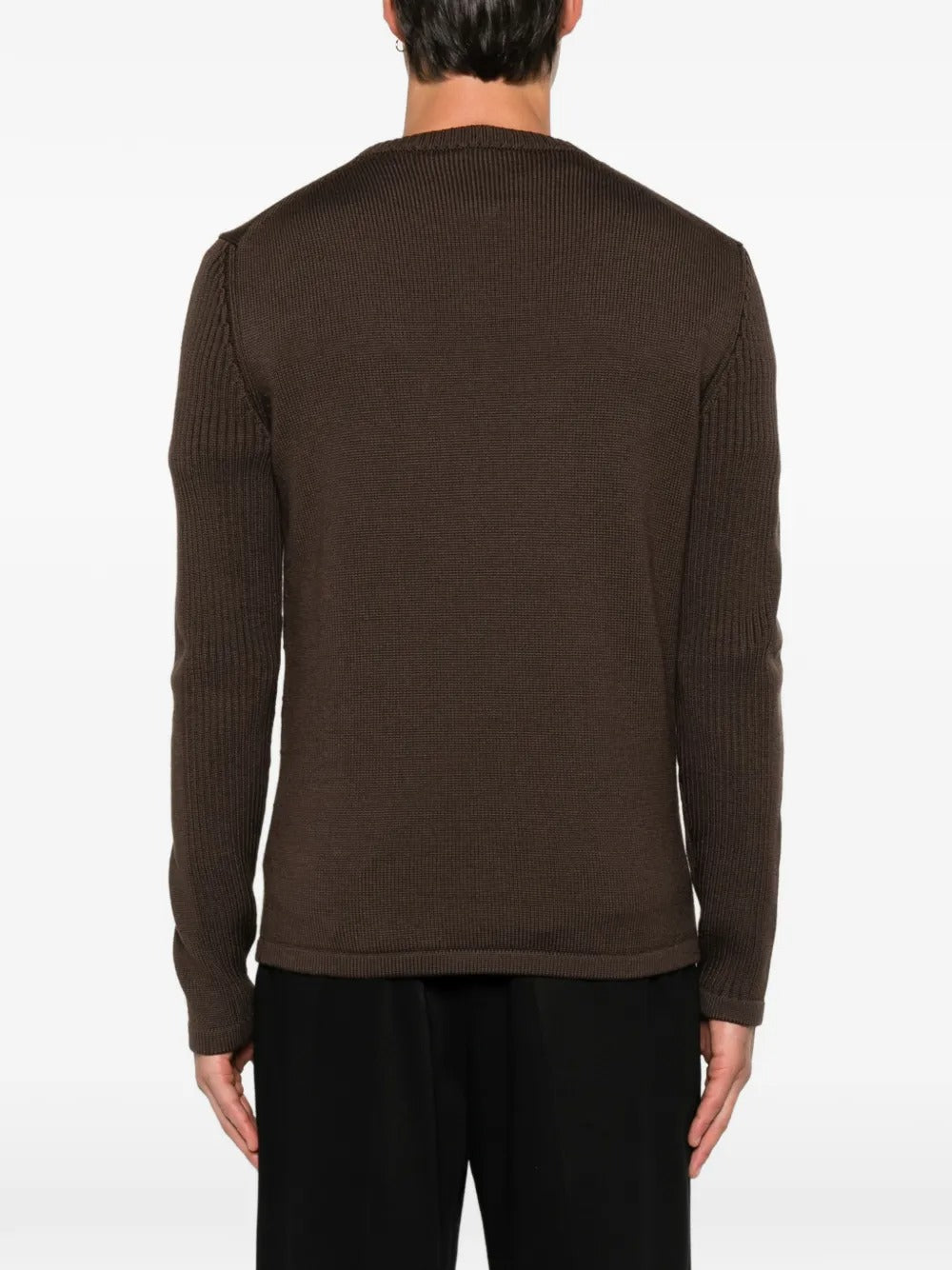 Re-nylon pocket ribbed-knit sweater-PRADA-Verso
