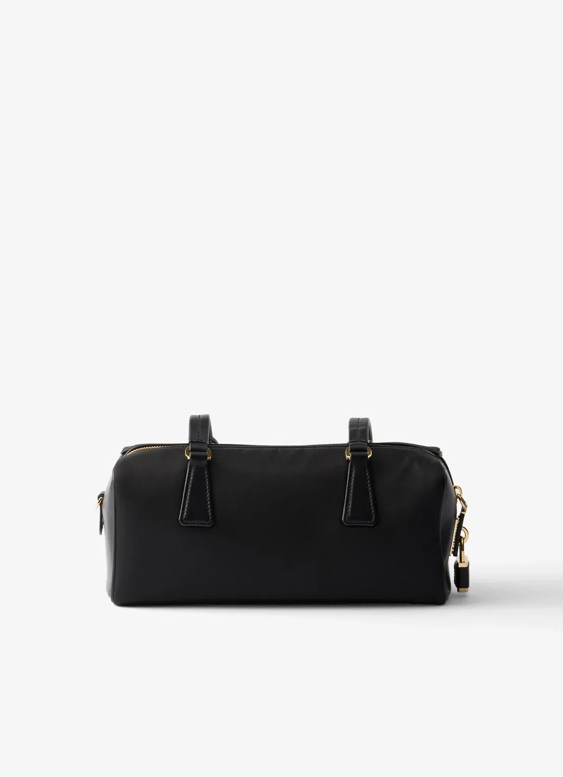 Re-nylon shoulder bag with leather details-PRADA-Verso