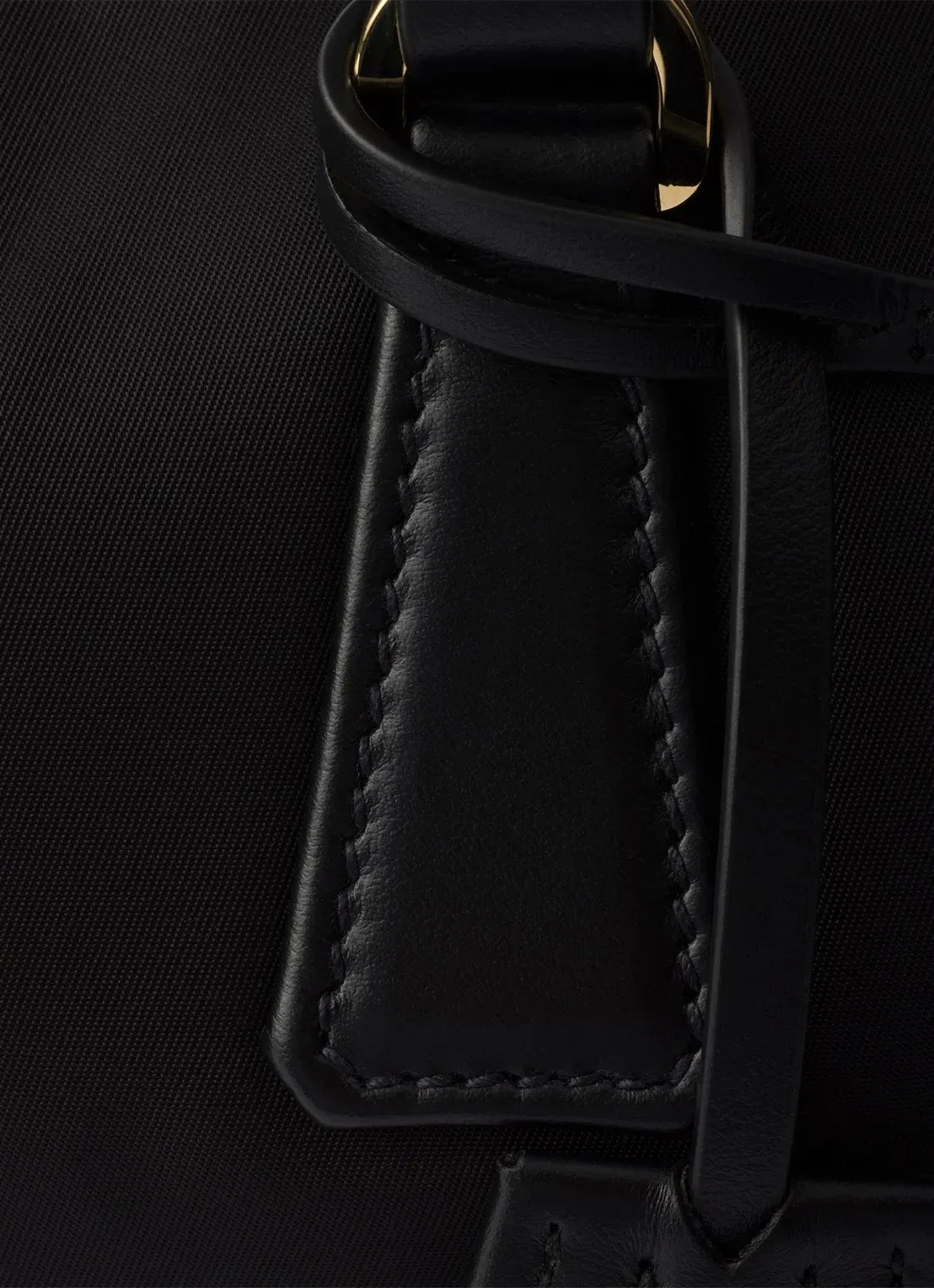 Re-nylon shoulder bag with leather details-PRADA-Verso