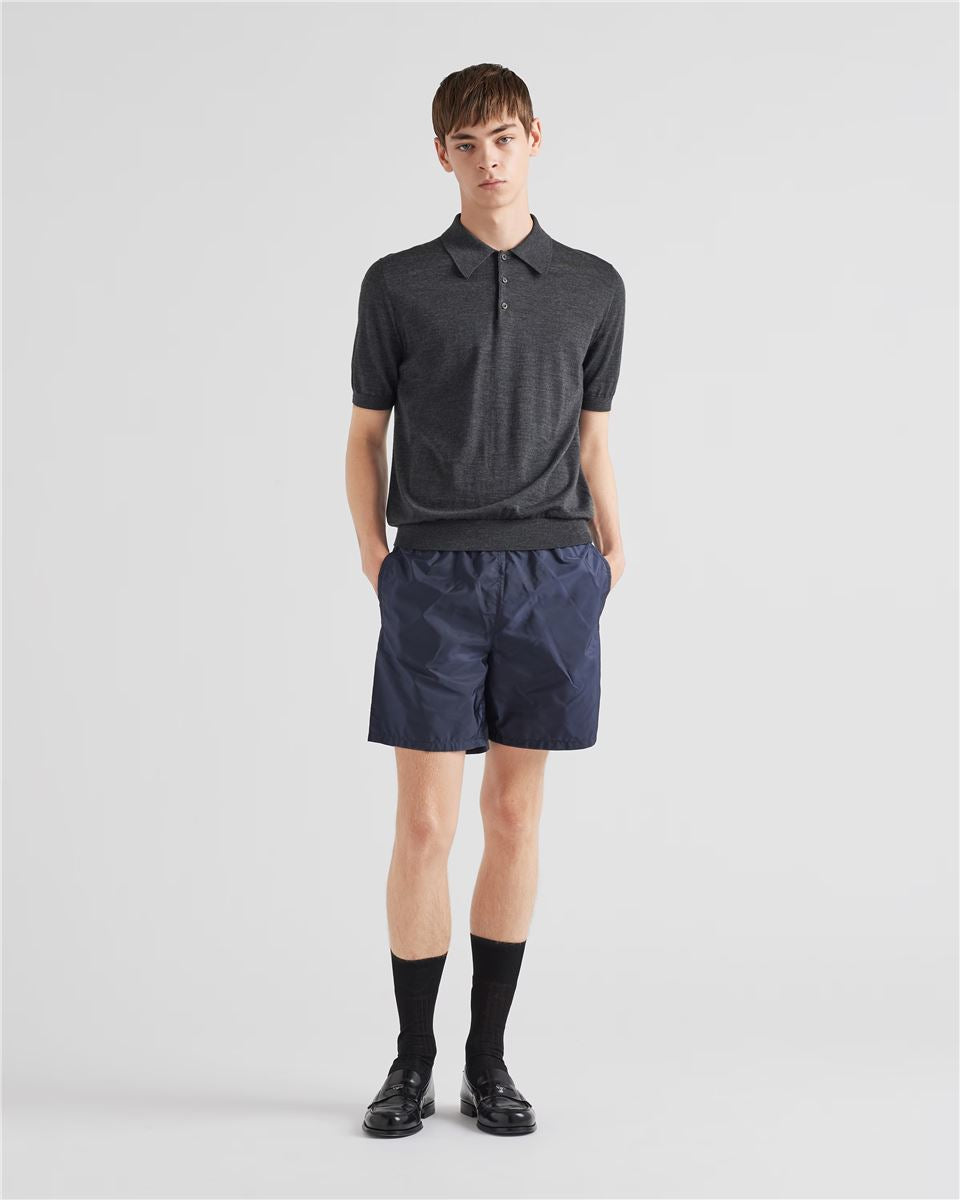 Re-nylon swim trunks-PRADA-Verso