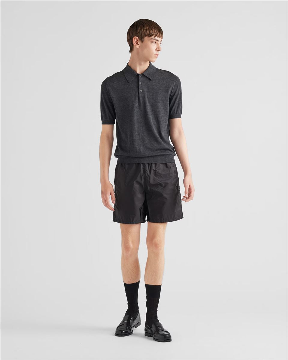 Re-nylon swim trunks-PRADA-Verso