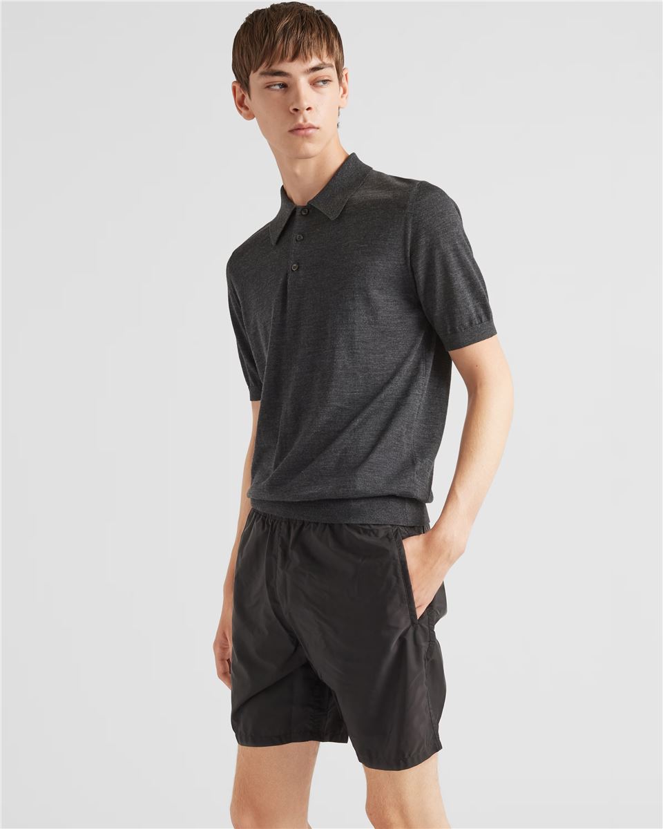 Re-nylon swim trunks-PRADA-Verso