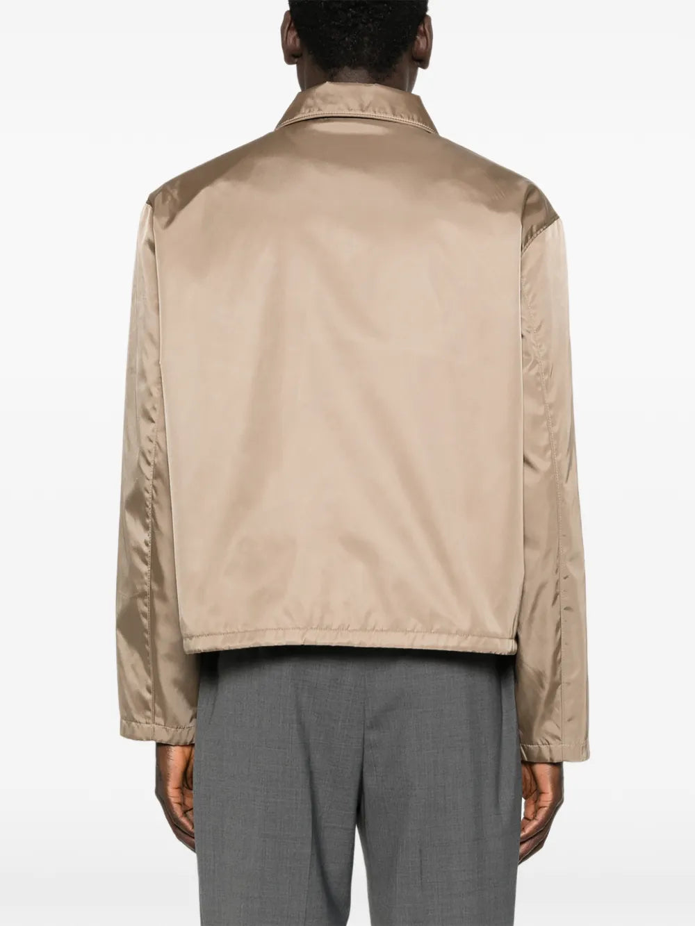 Re-nylon zip-up jacket-PRADA-Verso