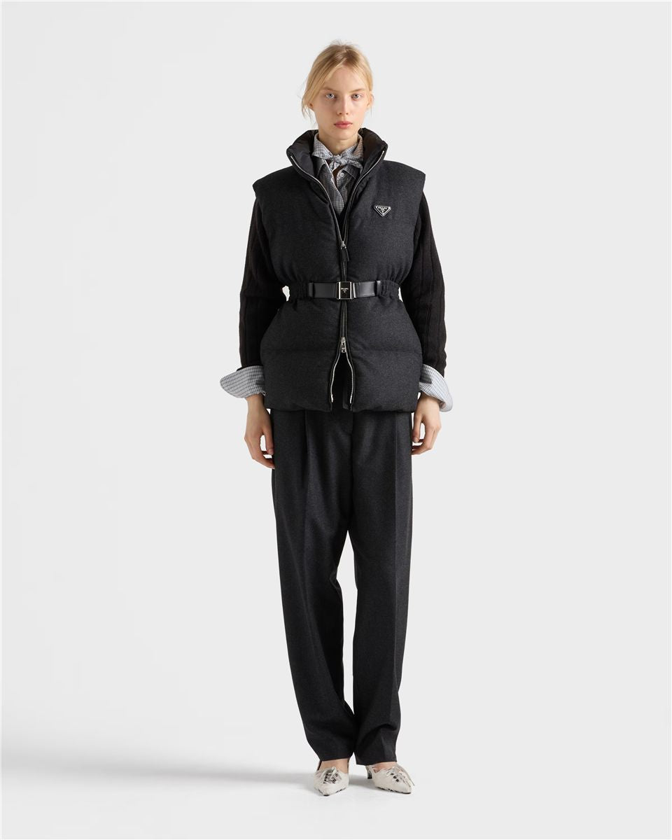 Re-wool down vest-PRADA-Verso