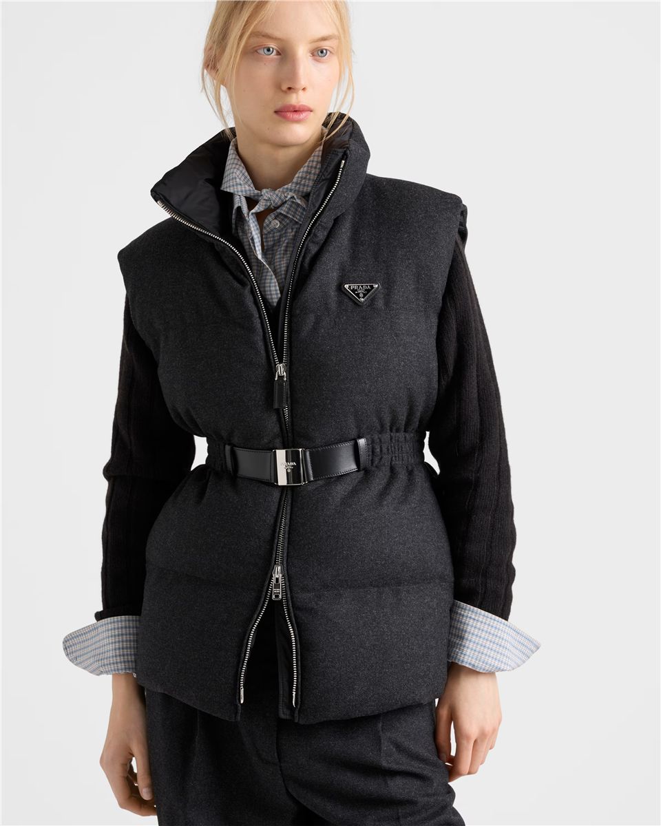 Re-wool down vest-PRADA-Verso
