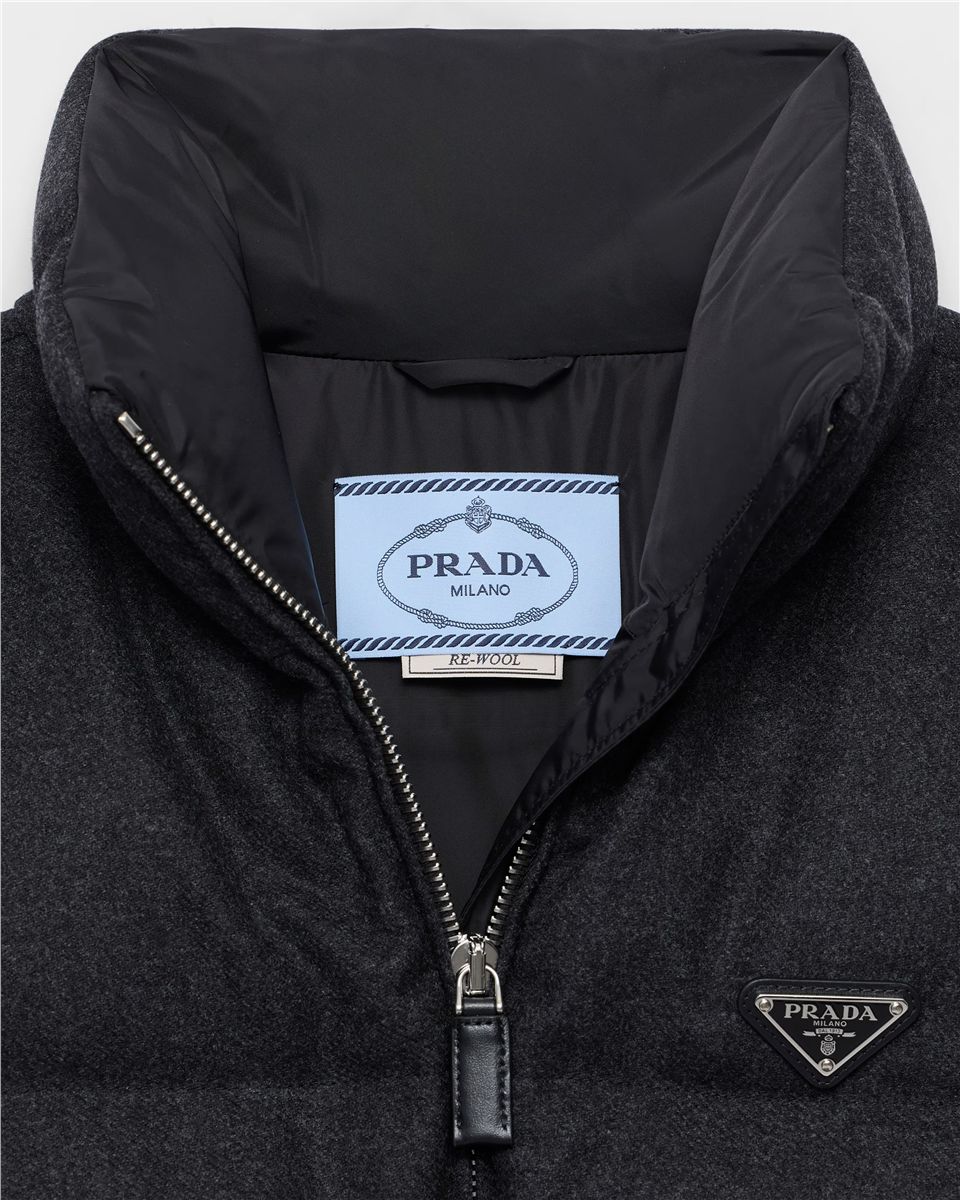 Re-wool down vest-PRADA-Verso