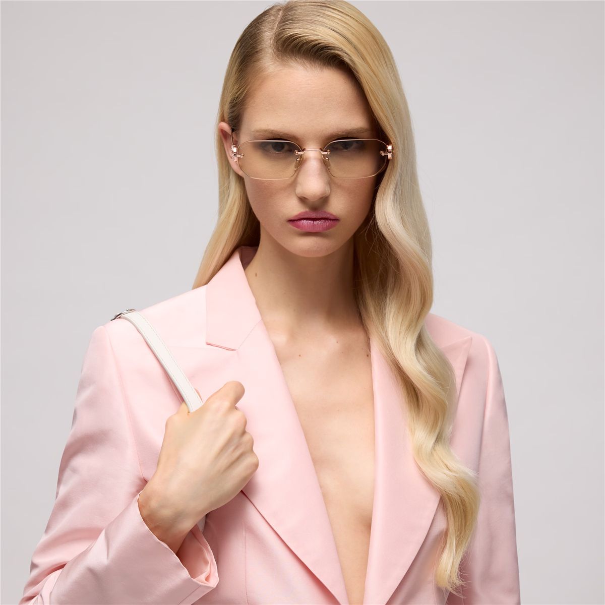 Rectangular-frame sunglasses-GUCCI-Verso