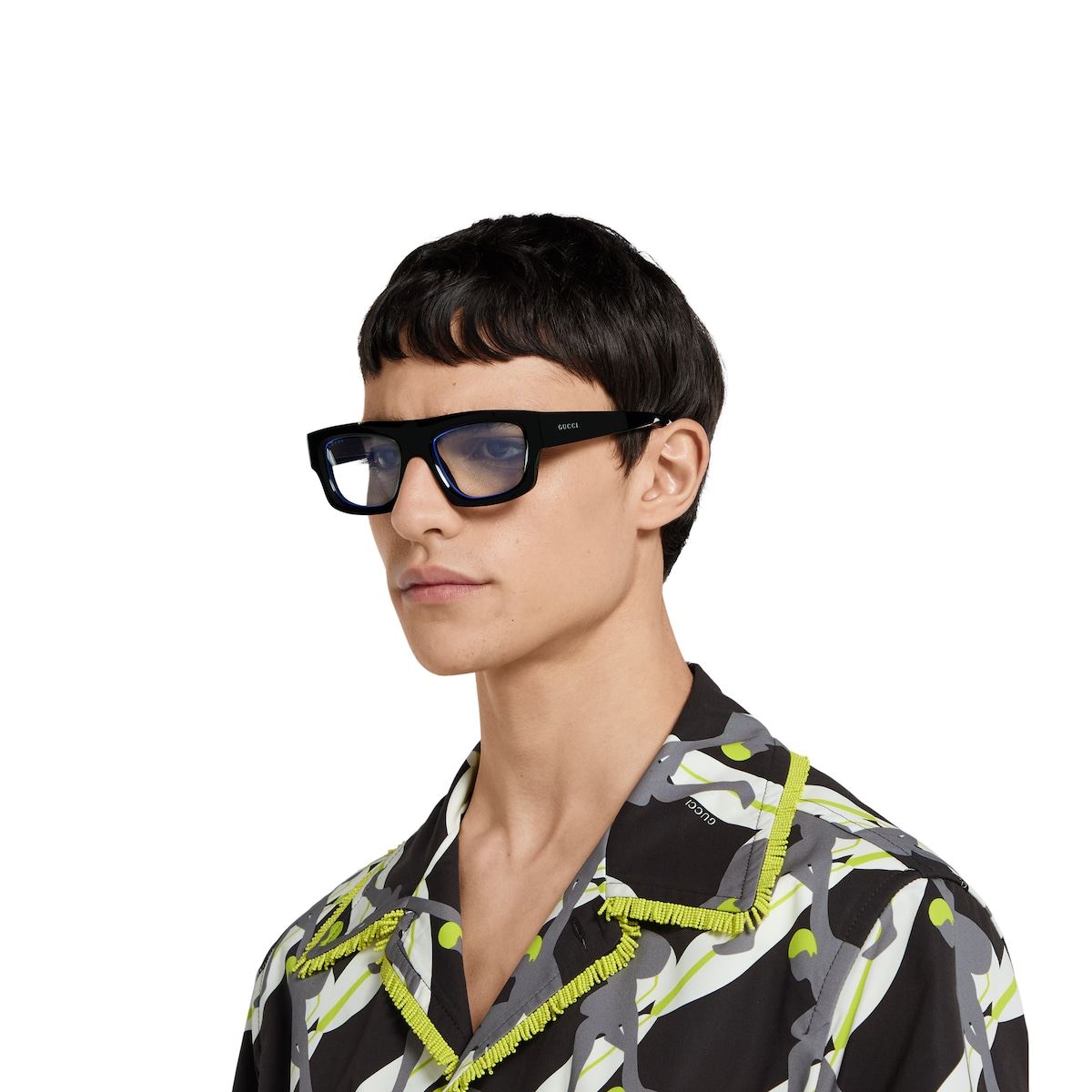 RECTANGULAR FRAME SUNGLASSES - GUCCI - Verso