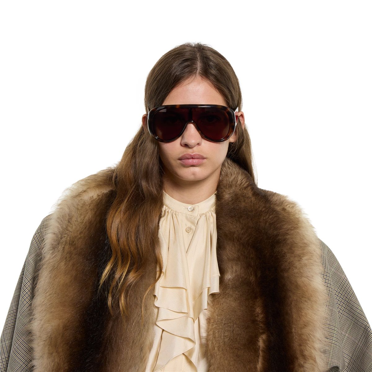 Rectangular frame sunglasses-GUCCI-Verso