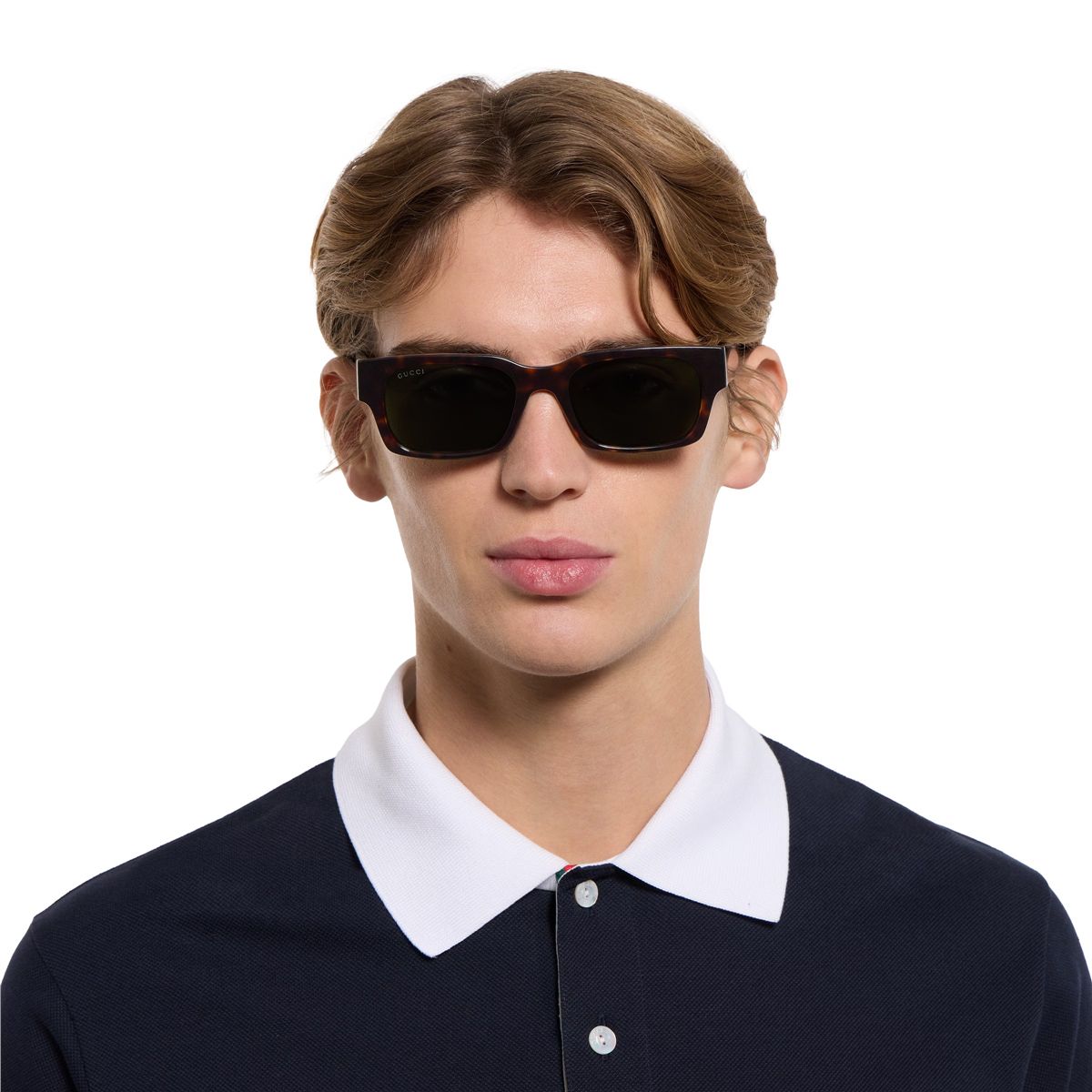 Rectangular frame sunglasses-GUCCI-Verso