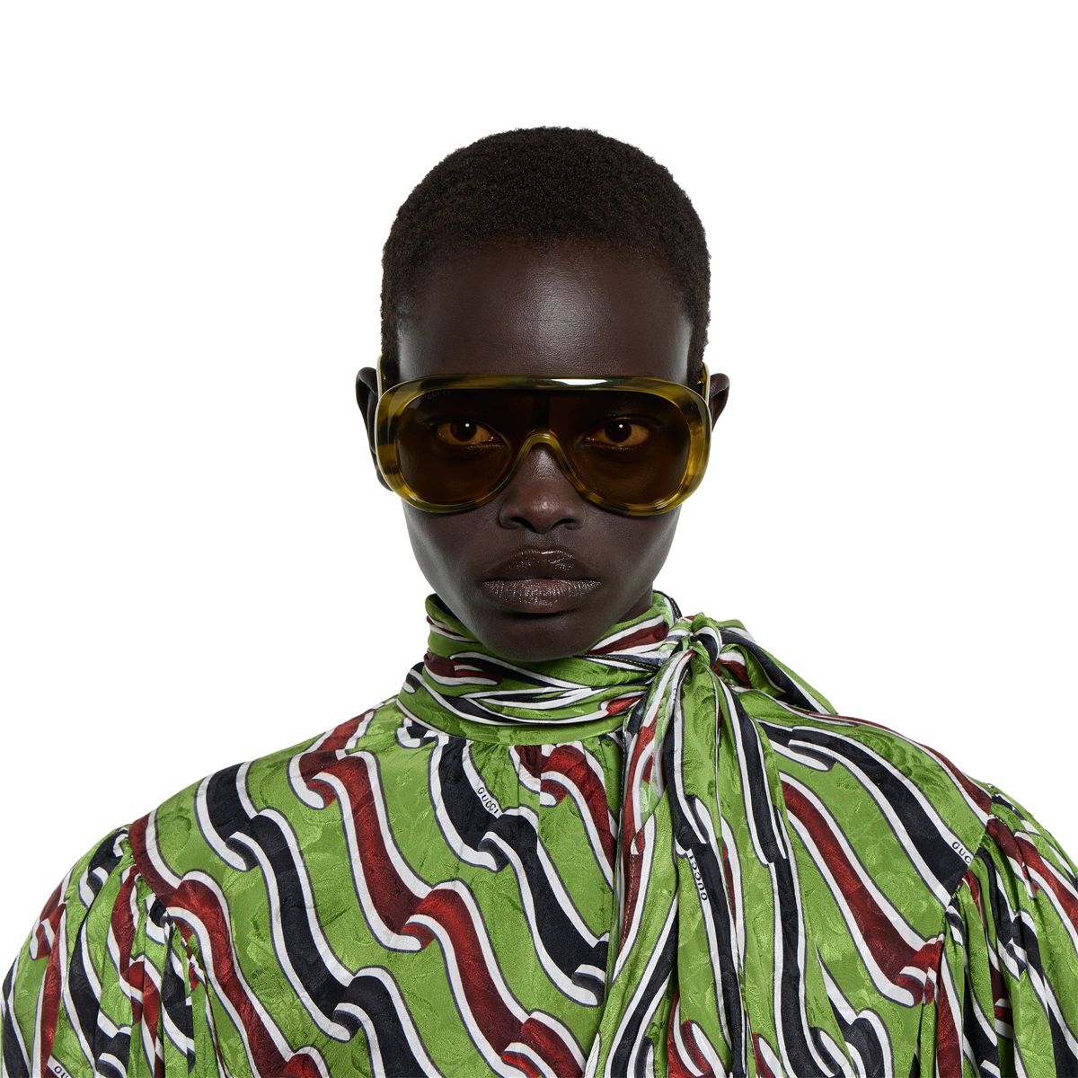 Rectangular frame sunglasses-GUCCI-Verso