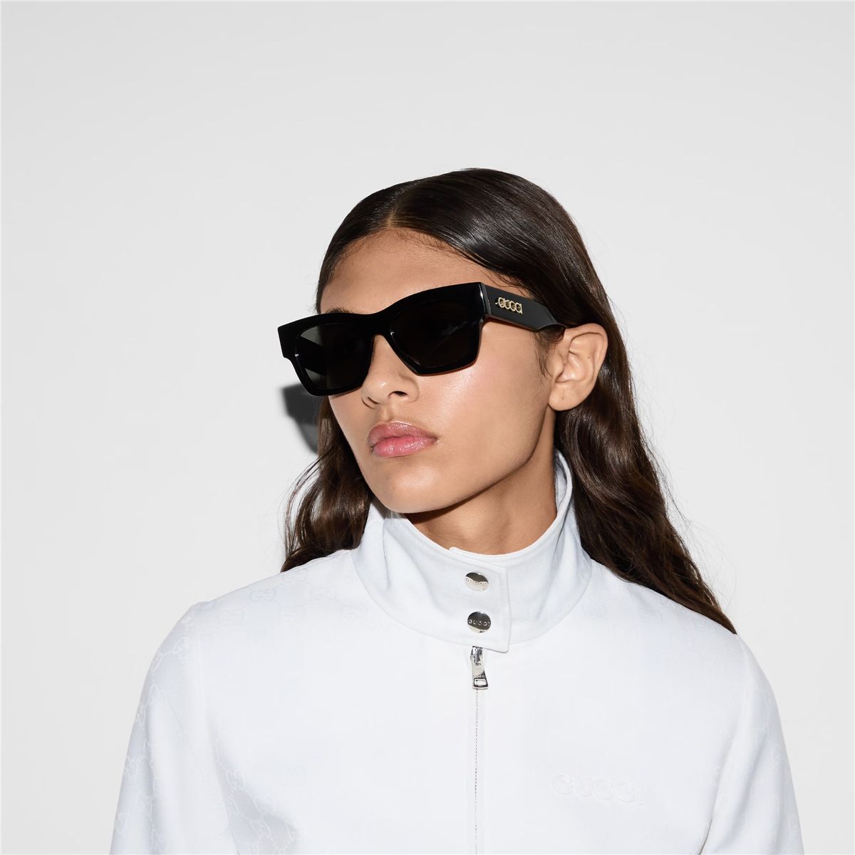 Rectangular frame sunglasses-GUCCI-Verso
