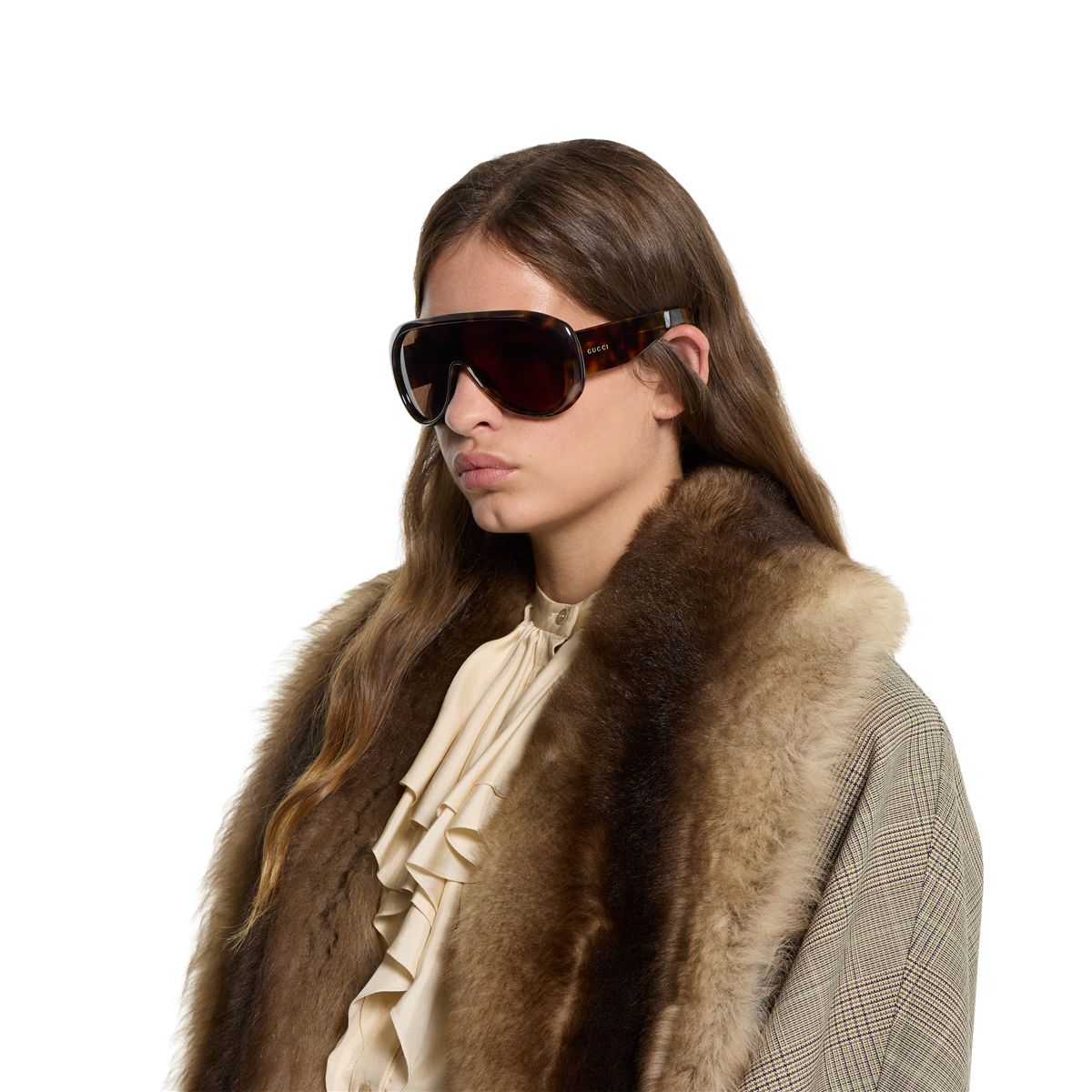 Rectangular frame sunglasses-GUCCI-Verso