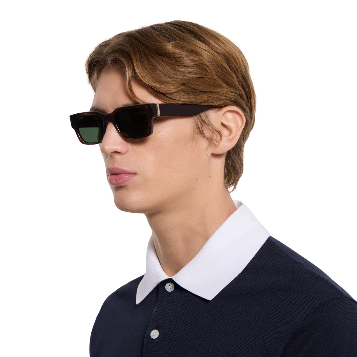 Rectangular frame sunglasses-GUCCI-Verso