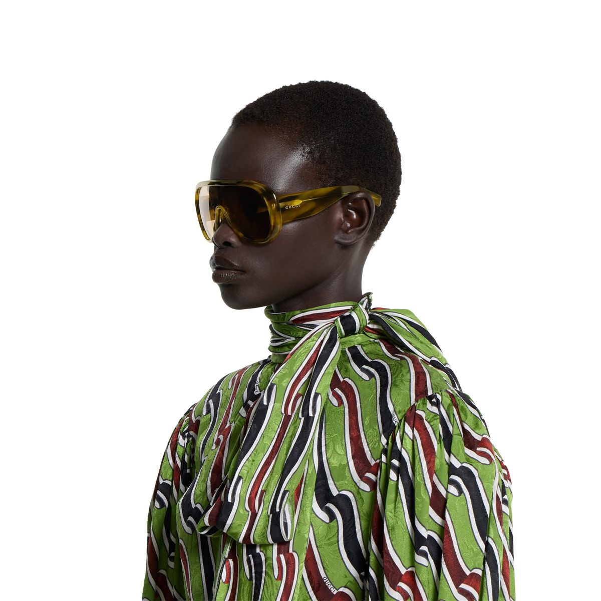 Rectangular frame sunglasses-GUCCI-Verso