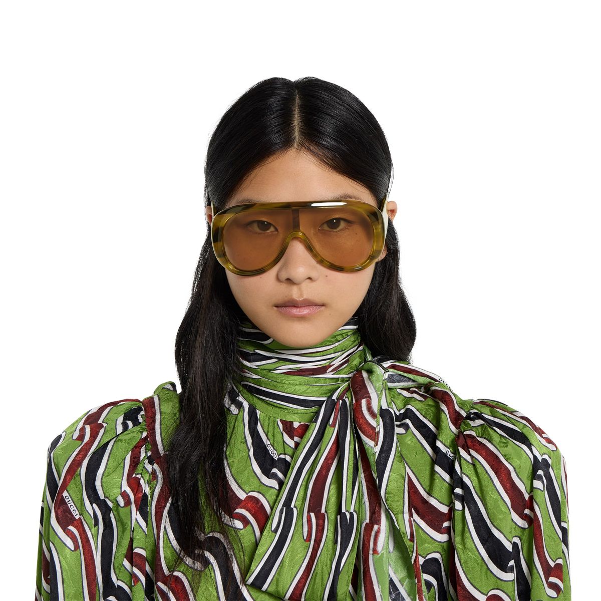 Rectangular frame sunglasses-GUCCI-Verso