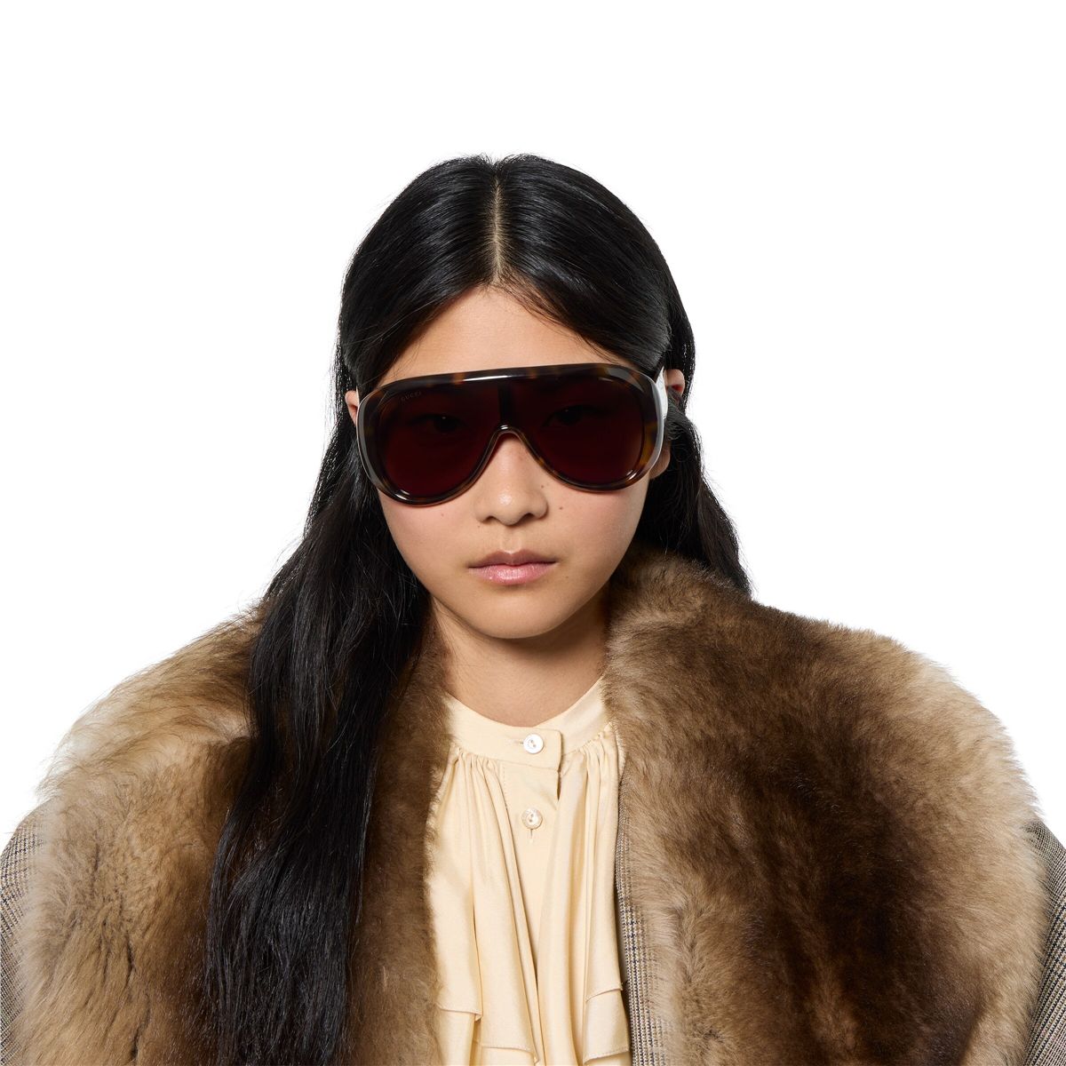 Rectangular frame sunglasses-GUCCI-Verso