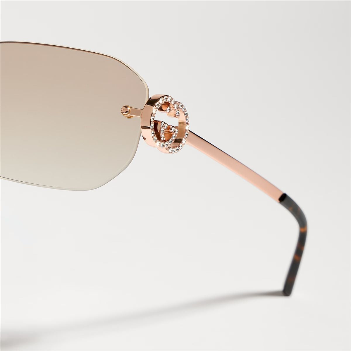 Rectangular-frame sunglasses-GUCCI-Verso