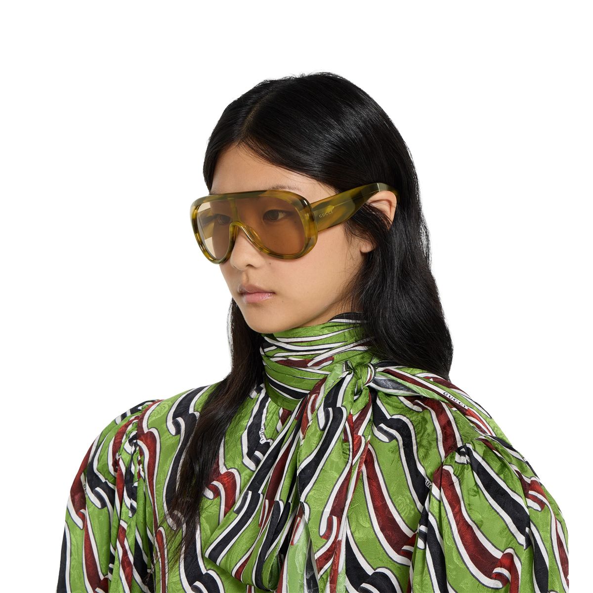Rectangular frame sunglasses-GUCCI-Verso