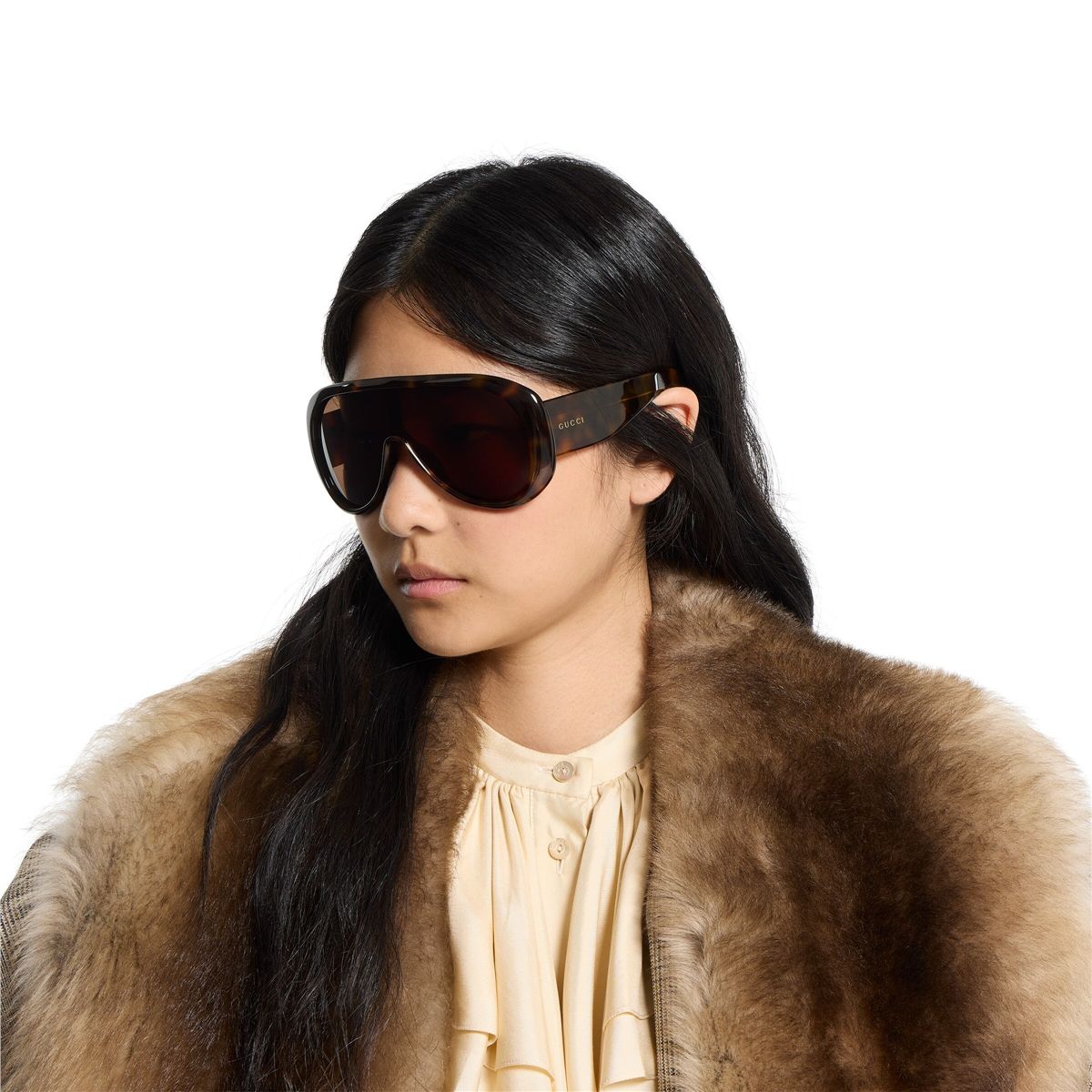 Rectangular frame sunglasses-GUCCI-Verso