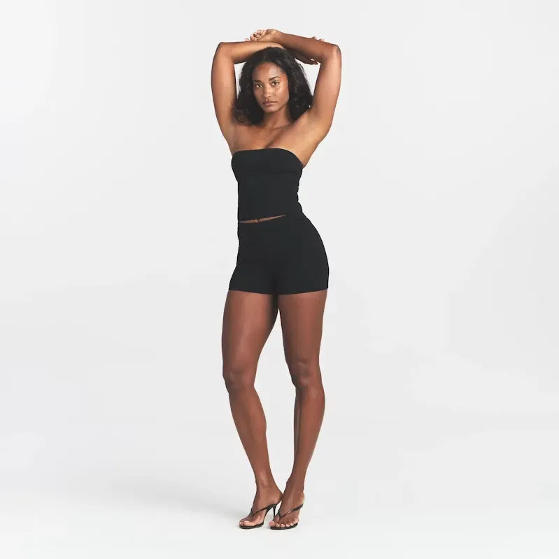 Refined knit tube top-SKIMS-Verso