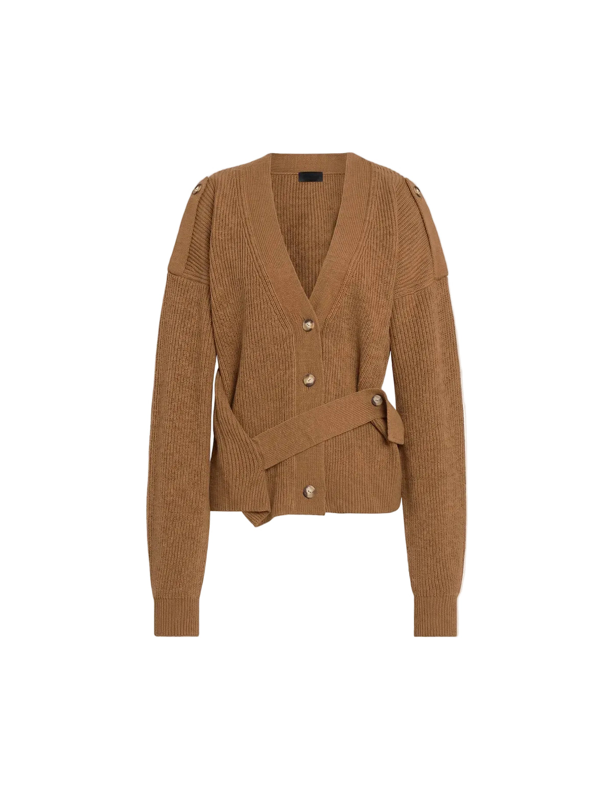 Regular-fit cardigan in fisherman’s rib-DONDUP-312906-40-Verso
