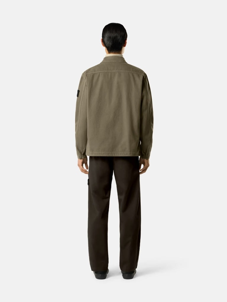 Regular-fit chino trousers with snap-flap pocket-STONE ISLAND-Verso