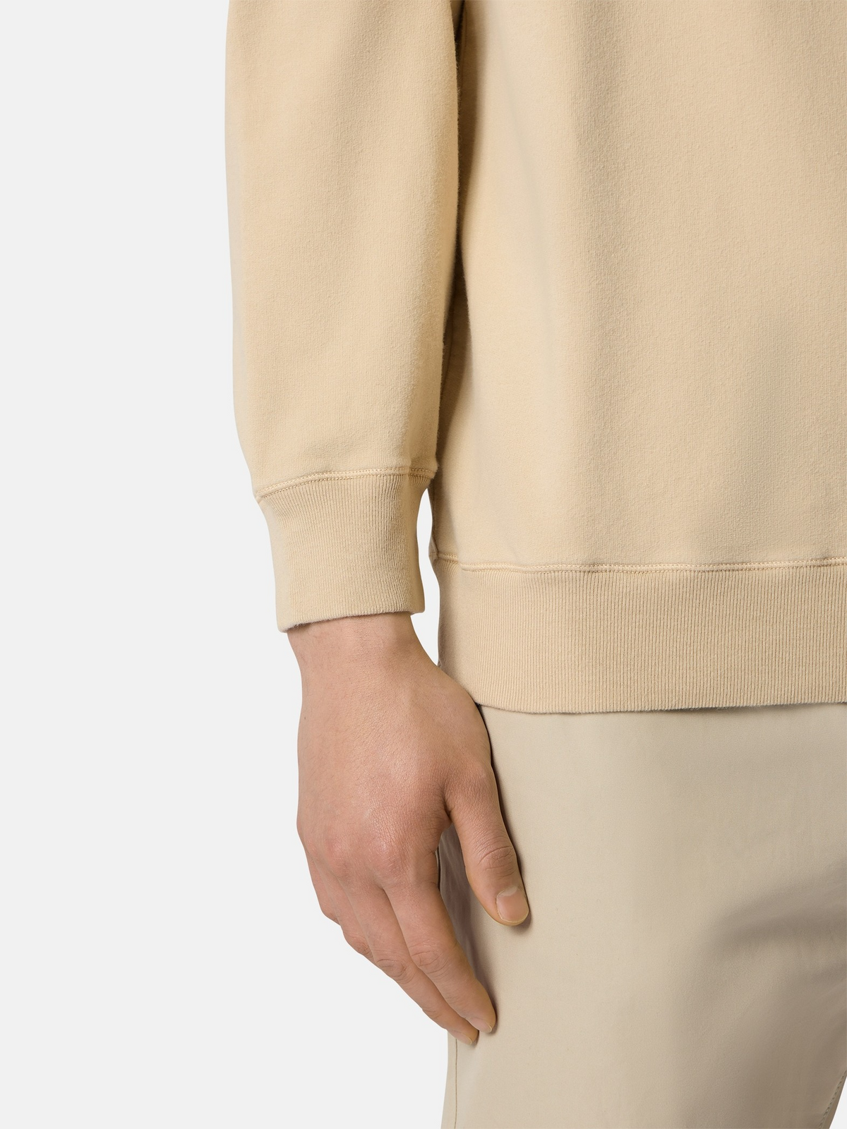 Regular-fit collared sweatshirt with chest pockets-STONE ISLAND-Verso