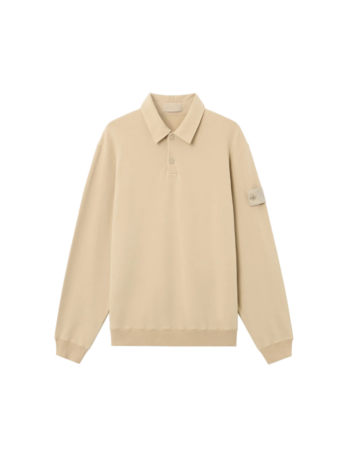 Regular-fit collared sweatshirt with chest pockets-STONE ISLAND-311336-XS-Verso