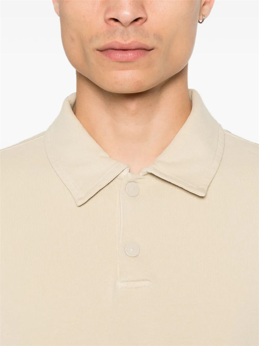Regular-fit collared sweatshirt with chest pockets-STONE ISLAND-Verso