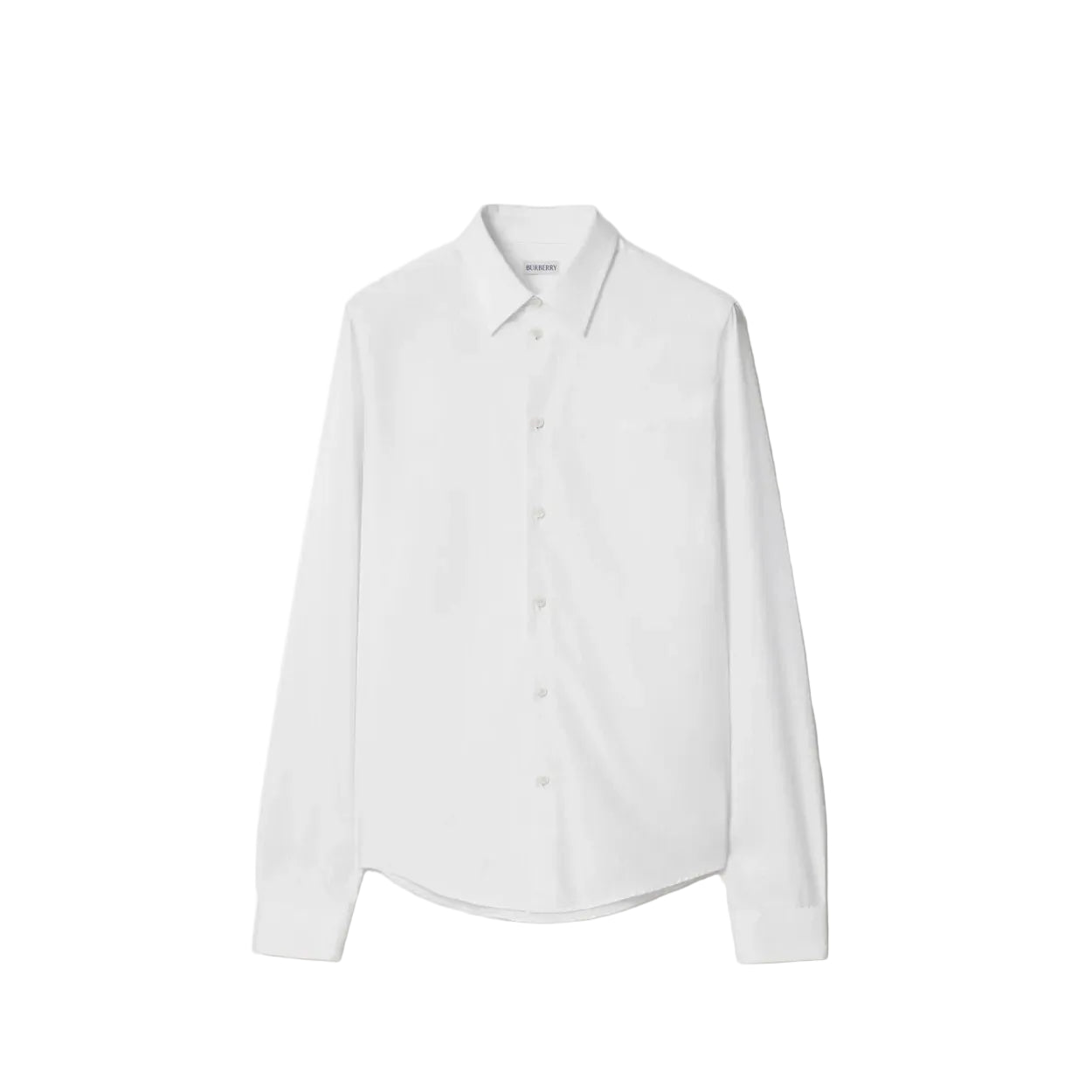 Regular Fit Cotton Poplin Shirt-BURBERRY-Verso