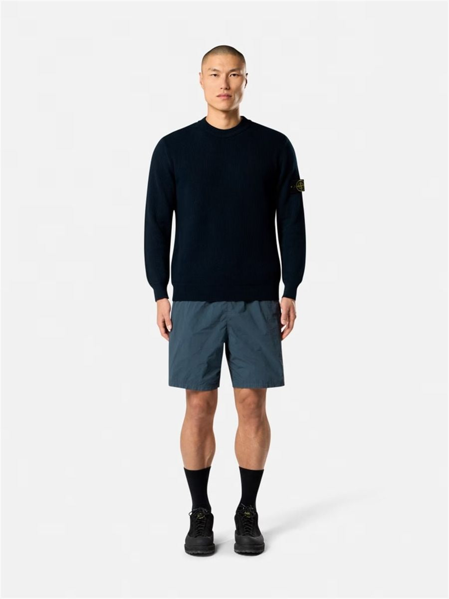 Regular-fit crewneck jumper-STONE ISLAND-Verso