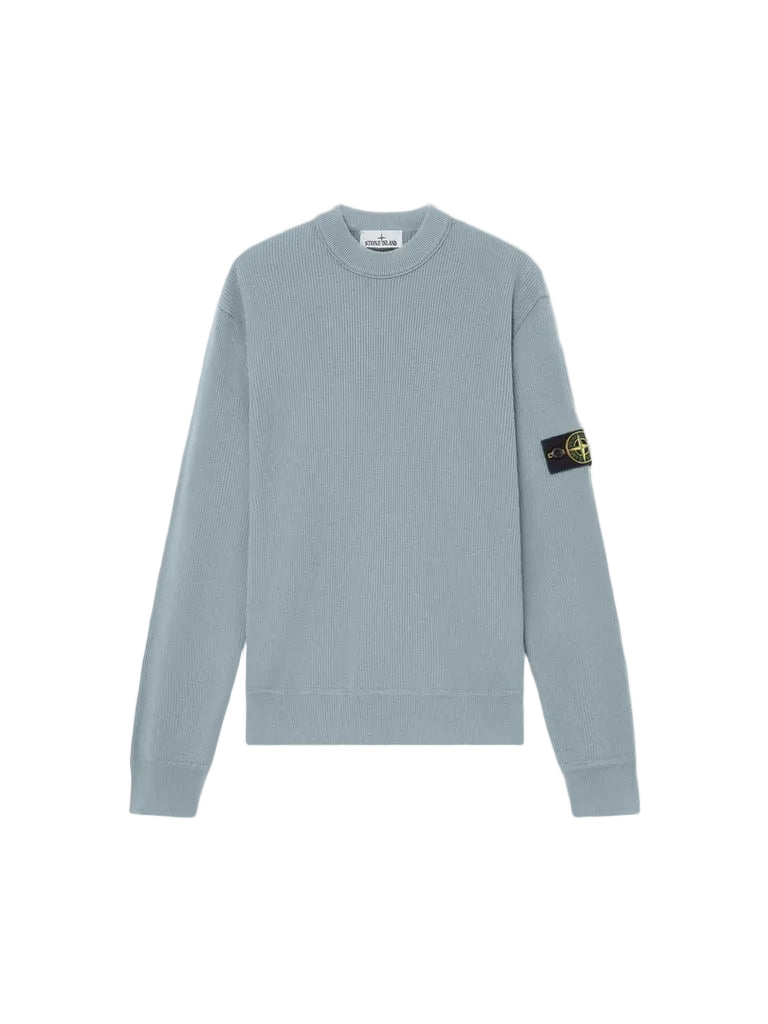 Regular-fit crewneck jumper-STONE ISLAND-Verso